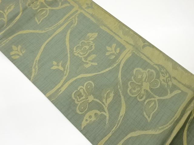 JAPANESE FUKURO OBI / WOVEN FLOWER